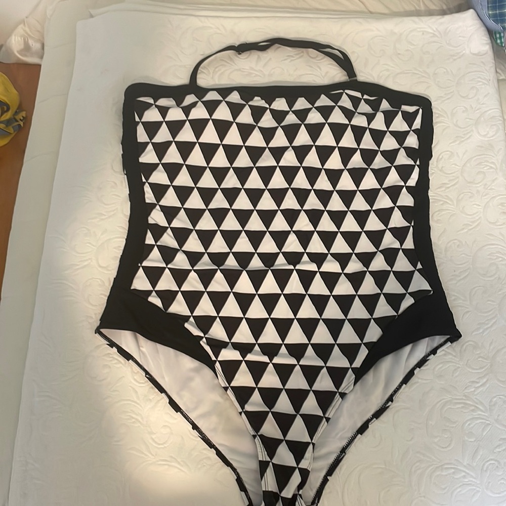 Halter top swim suit